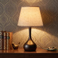 Avelino Touch Bedside Table Lamp – 3-Way Dimmable with Fabric Shade